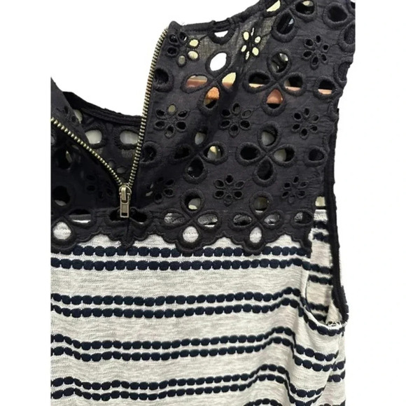 Free People Molly's Retro Eyelet‎ Peplum Tank Top S - Picture 5 of 5